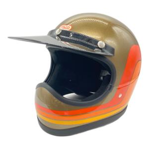 TT＆CO バイク用ヘルメット ベージュ＆オレンジ PSCマーク(バイク用ヘルメット)有