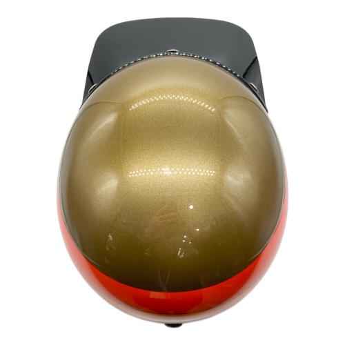 TT＆CO バイク用ヘルメット ベージュ＆オレンジ PSCマーク(バイク用ヘルメット)有