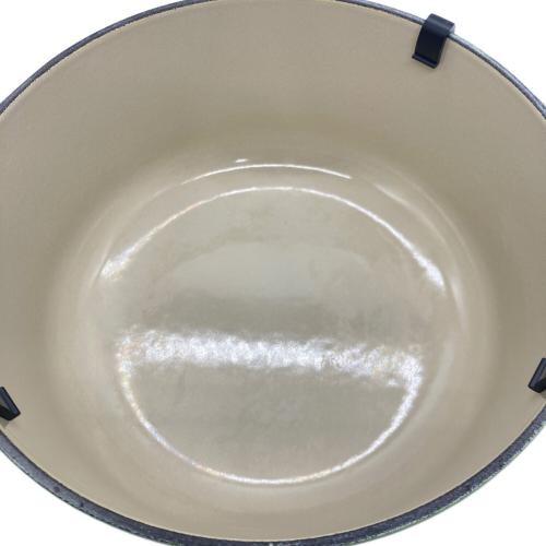 LE CREUSET (ルクルーゼ) 両手鍋 20cm/スピナッチ ココット・ロンド