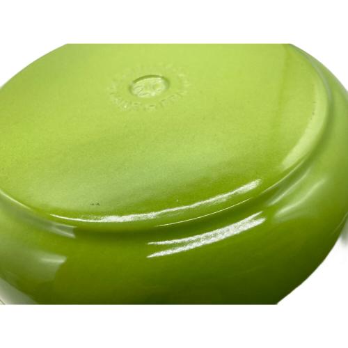 LE CREUSET (ルクルーゼ) 両手鍋 20cm/スピナッチ ココット・ロンド