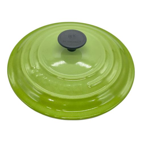 LE CREUSET (ルクルーゼ) 両手鍋 20cm/スピナッチ ココット・ロンド
