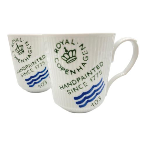 ROYAL COPENHAGEN (ロイヤル・コペンハーゲン) マグカップ 1017476 ブルーフルーテッド・シグネチャー