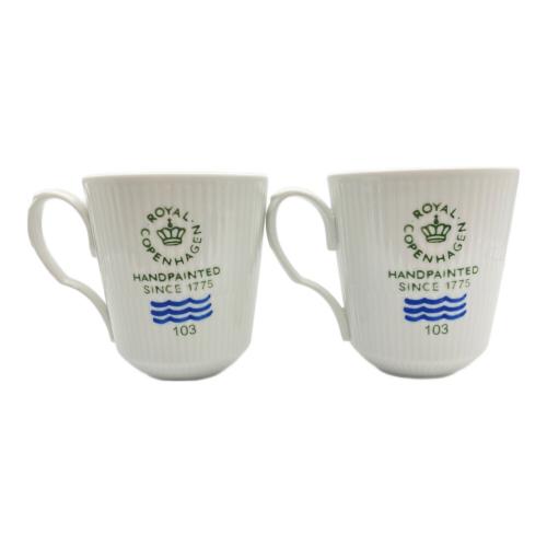 ROYAL COPENHAGEN (ロイヤル・コペンハーゲン) マグカップ 1017476 ブルーフルーテッド・シグネチャー