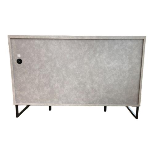 キッチンカウンター 303 グレー×シルバー