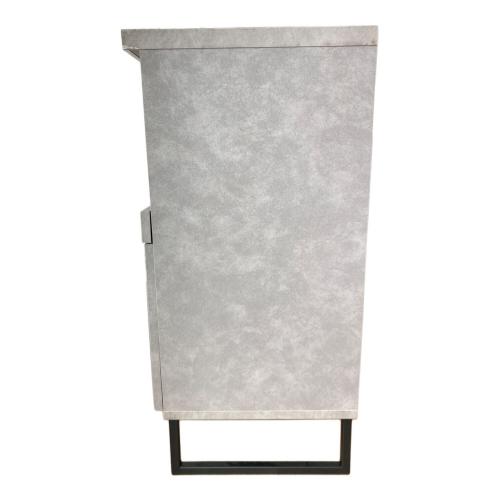 キッチンカウンター 303 グレー×シルバー