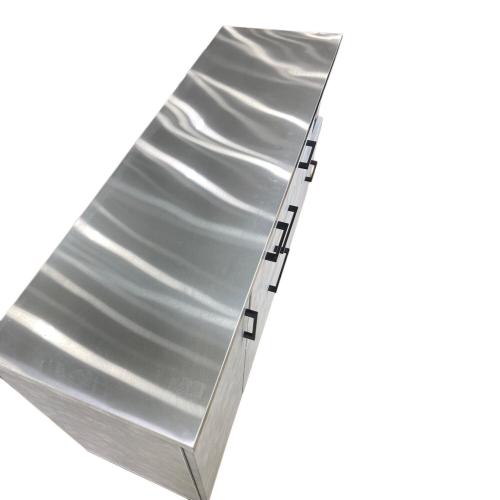 キッチンカウンター 303 グレー×シルバー