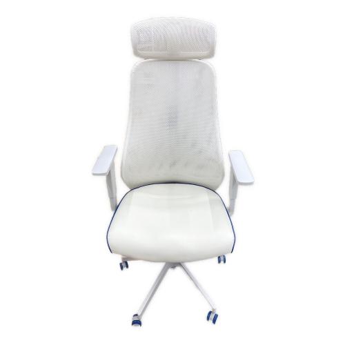 IKEA (イケア) ゲーミングチェア ホワイト×ブルー MATCHSPEL