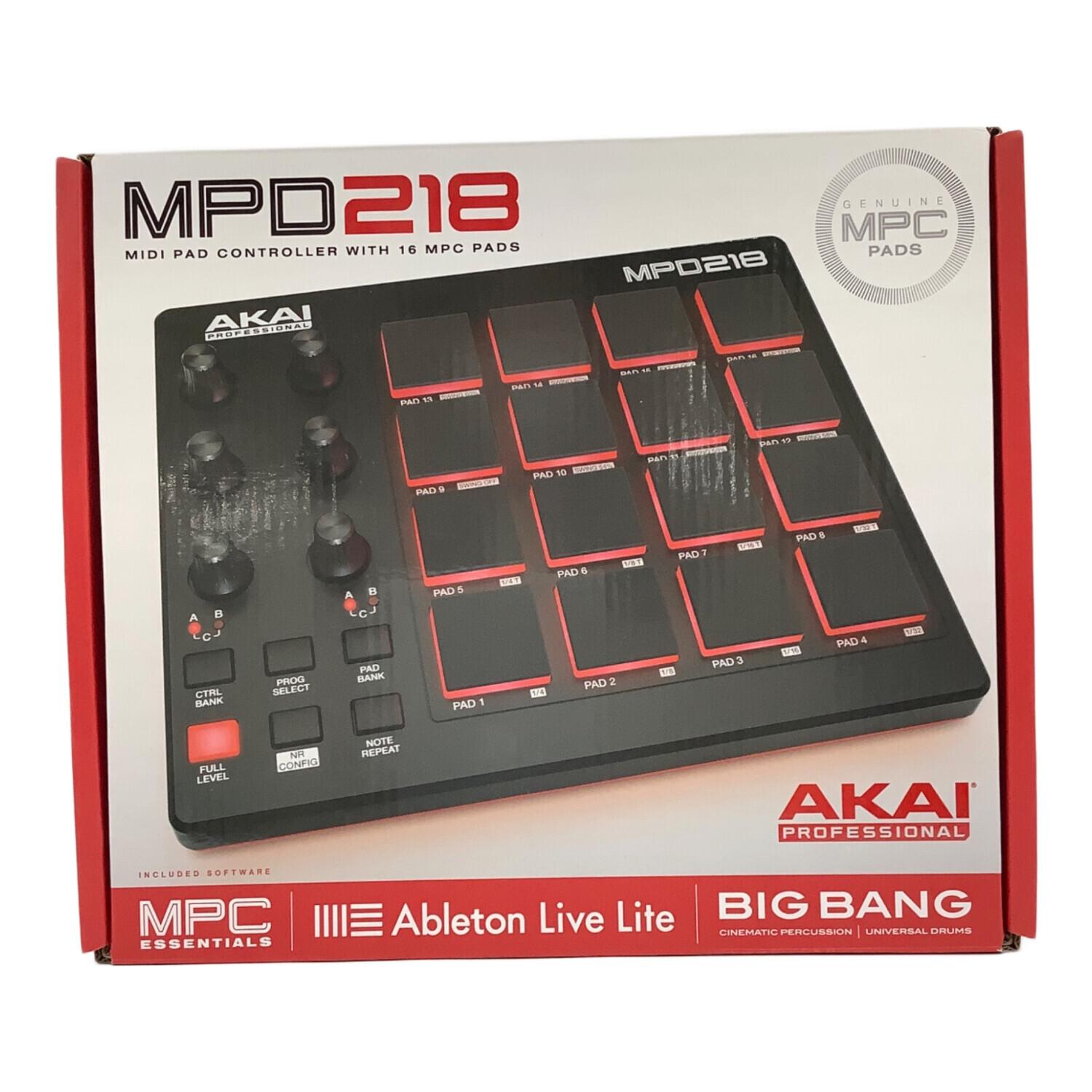 AKAI (アカイ) MIDIコントローラー MPD218｜トレファクONLINE