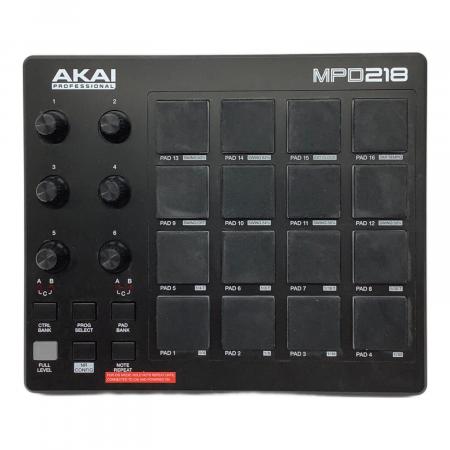 【動作確認済】AKAI MPD218 MIDIコントローラー AKAI (アカイ) MIDIコントローラー MPD218｜トレファクONLINE