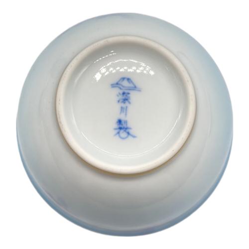 深川製磁 (フカガワセイジ) 茶器 宮内庁御用達 カトレヤブルー