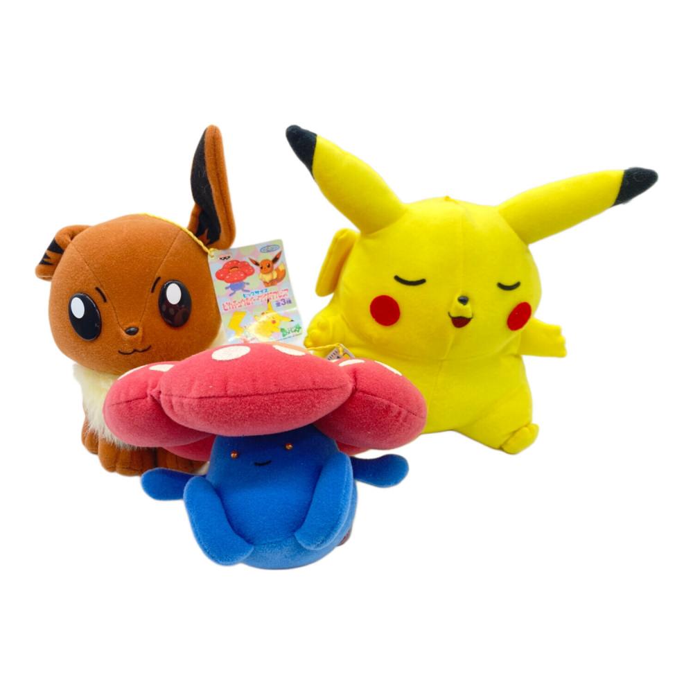 ポケモン ピカチュウ＆イーブイ＆ラフレシア ヌイグルミ｜トレファクONLINE