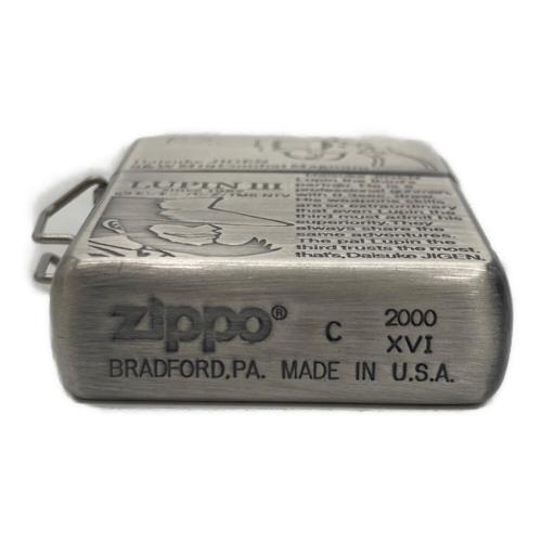 ZIPPO (ジッポ) オイルライター 2000年製 LUPIN Ⅲ GUN ACTION