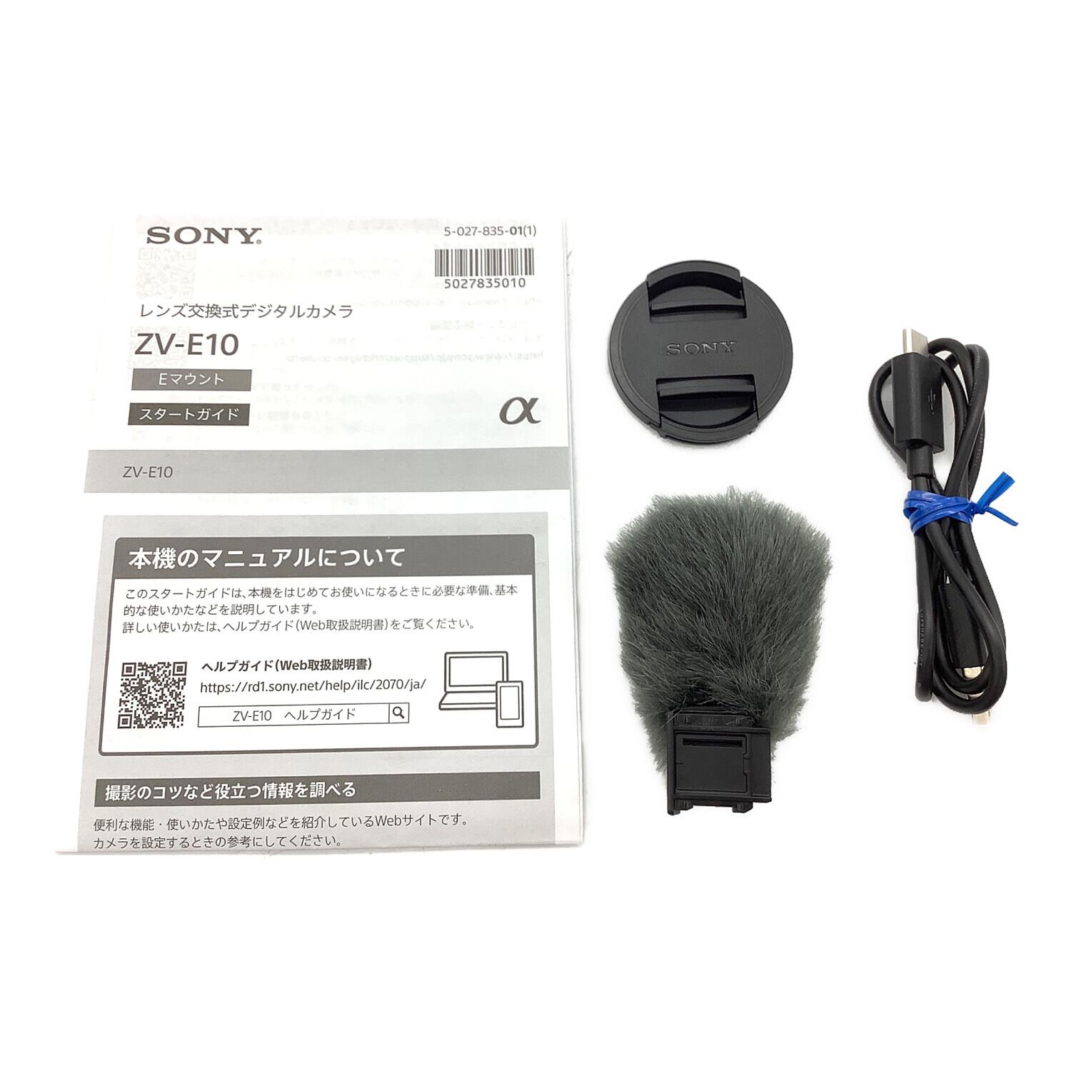 Sony ZV-E10 + Sigma 16mm 1.4 ND付 バッテリー5本 SONY (ソニー) ZV-E10 バッテリーチャージャー欠品｜トレファクONLINE