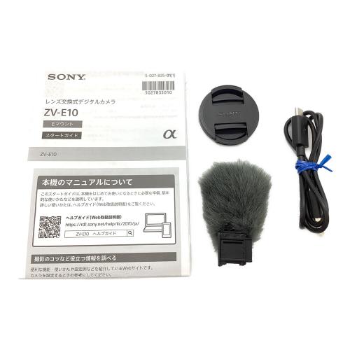SONY (ソニー) ZV-E10 バッテリーチャージャー欠品