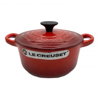 LE CREUSET (ルクルーゼ) 鍋 16cm レッド ココット・ロンド