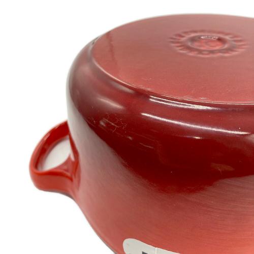 LE CREUSET (ルクルーゼ) 鍋 16cm レッド ココット・ロンド