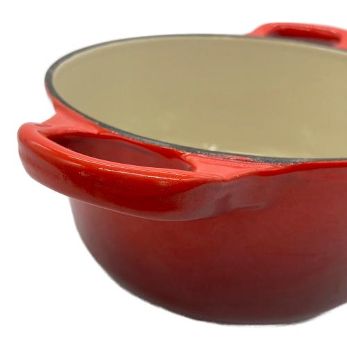 LE CREUSET (ルクルーゼ) 鍋 16cm レッド ココット・ロンド