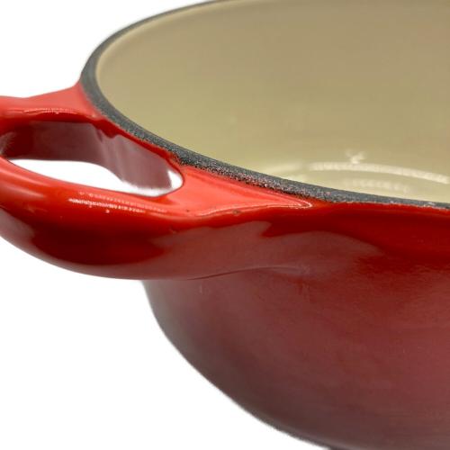 LE CREUSET (ルクルーゼ) 鍋 16cm レッド ココット・ロンド