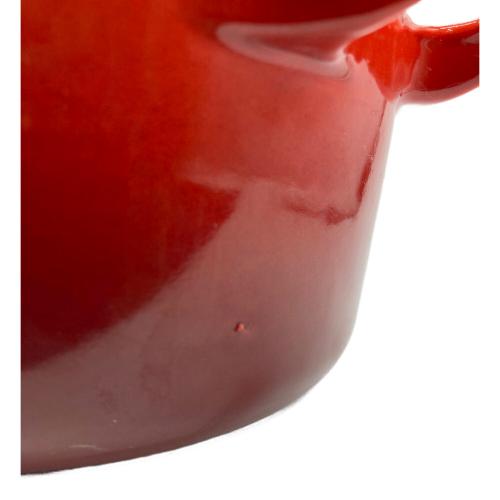 LE CREUSET (ルクルーゼ) 鍋 16cm レッド ココット・ロンド