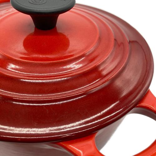 LE CREUSET (ルクルーゼ) 鍋 16cm レッド ココット・ロンド
