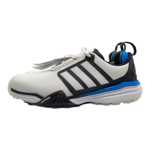 adidas (アディダス) ゴルフシューズ JQ6815 メンズ SIZE 26.5cm ホワイト×ブルー