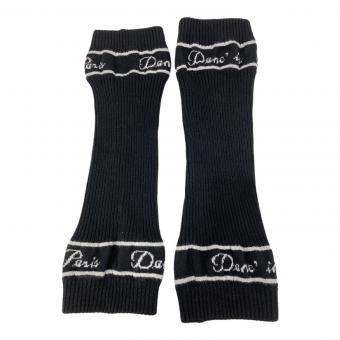 Christian Dior (クリスチャン ディオール) レッグウォーマー ブラック×ホワイト・aq12716