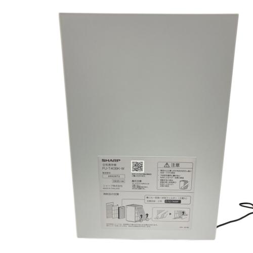 SHARP (シャープ) 空気清浄機 FU-T40BK-W 2025年製