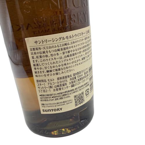 サントリー 山崎 シングルモルトウイスキー 700ml