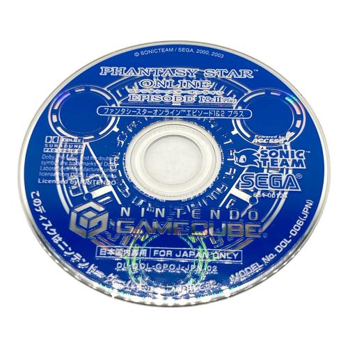 セガ PHANTASY STAR ONLINE EPISODE I＆II Plus ゲームキューブ用ソフト