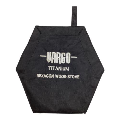 vargo (バーゴ) チタニウム ヘキサゴンウッドストーブ 変色・コゲ有