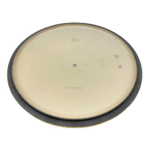 LE CREUSET (ルクルーゼ) 両手鍋 34cm イエロー ココット・ロンド