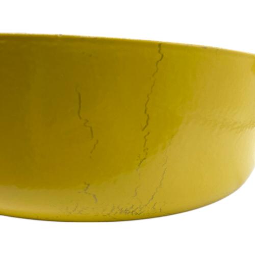 LE CREUSET (ルクルーゼ) 両手鍋 34cm イエロー ココット・ロンド