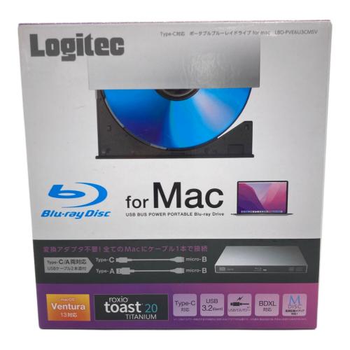 LOGITEC (ロジテック) 外付け ブルーレイドライブ for Mac LBD-PVE6U3CMSV