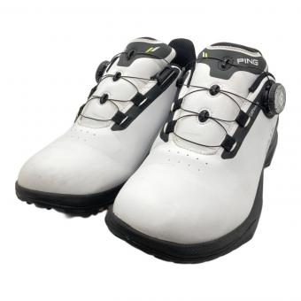 PiNG (ピン) ゴルフシューズ 621-4192503 メンズ SIZE 26.5cm ホワイト×ブラック