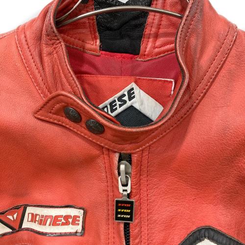 DAINESE (ダイネーゼ) レザージャケット レーシング メンズ SIZE 48 ブラック×レッド