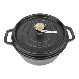 Staub (ストウブ) ピコ・ココット ラウンド SIZE 24cm ブラック