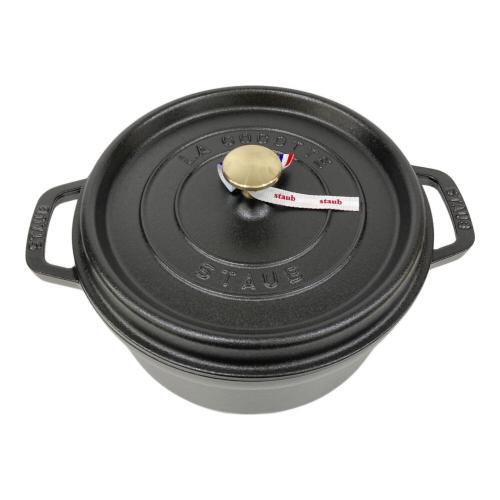 Staub (ストウブ) ピコ・ココット ラウンド SIZE 24cm ブラック