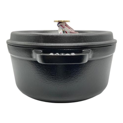 Staub (ストウブ) ピコ・ココット ラウンド SIZE 24cm ブラック