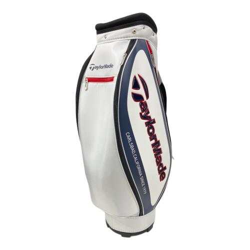TaylorMade (テーラーメイド) キャディバッグ ホワイト×ネイビー