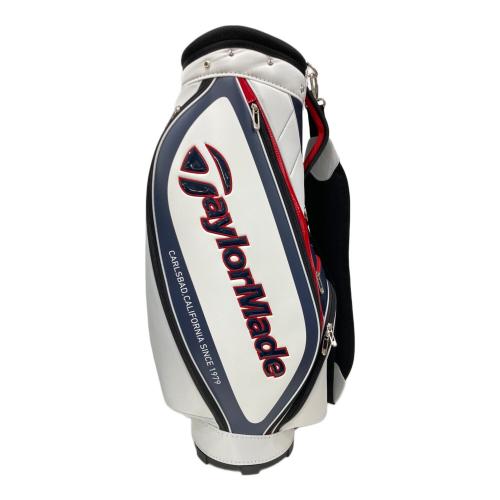 TaylorMade (テーラーメイド) キャディバッグ ホワイト×ネイビー
