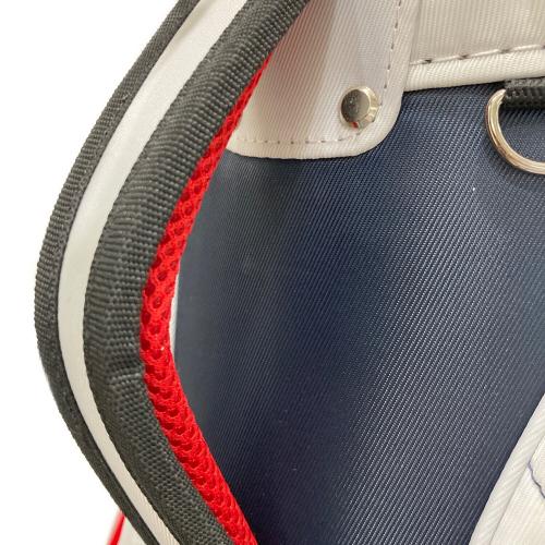 TaylorMade (テーラーメイド) キャディバッグ ホワイト×ネイビー