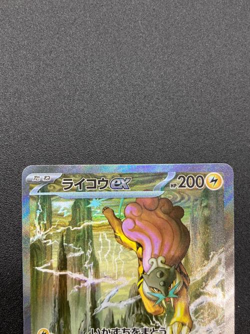 ポケモン ライコウ ポケモンカード SAR MEGA