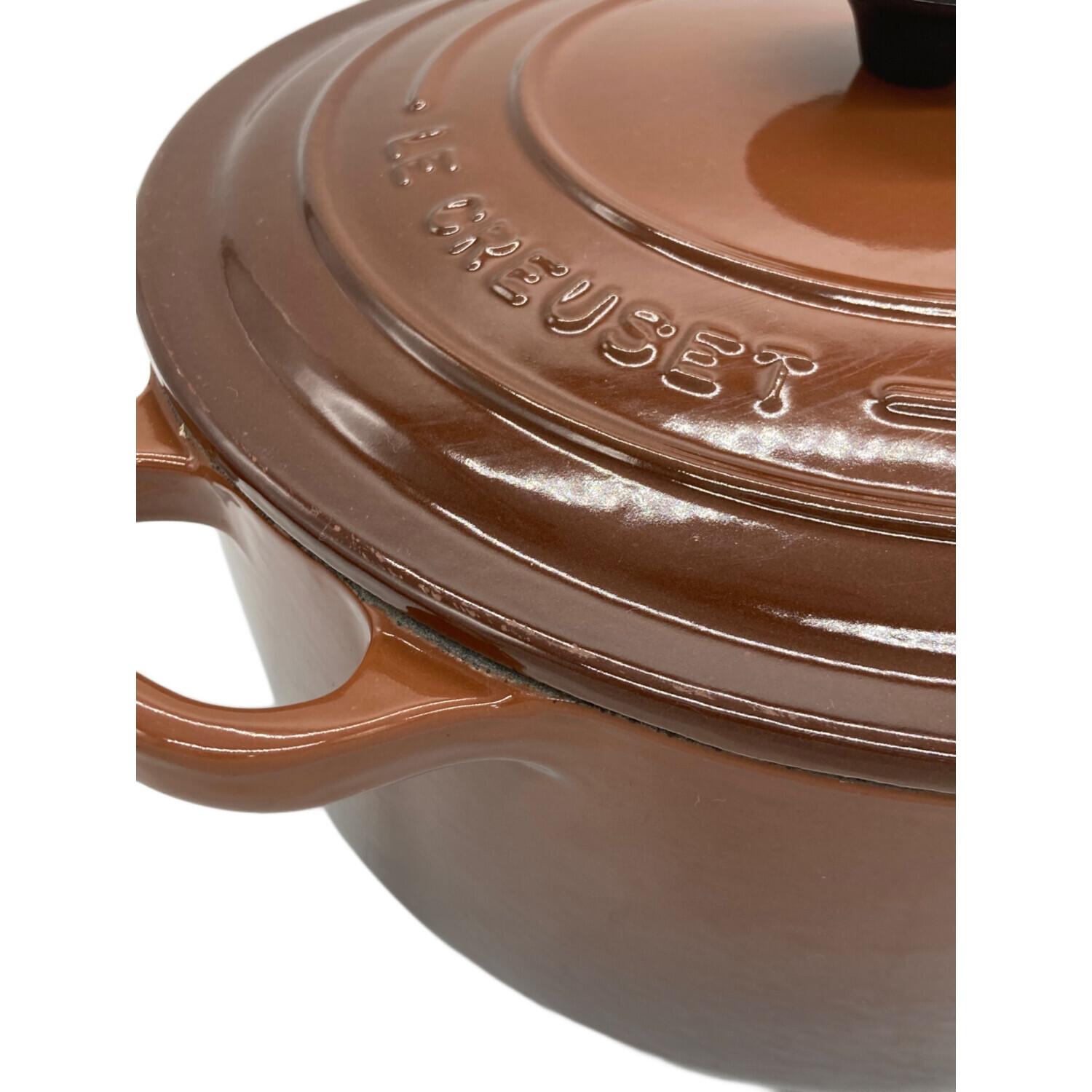 LE CREUSET (ルクルーゼ) 両手鍋 ブラウン ココット・ロンド