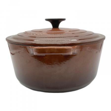 LE CREUSET (ルクルーゼ) 両手鍋 ブラウン ココット・ロンド