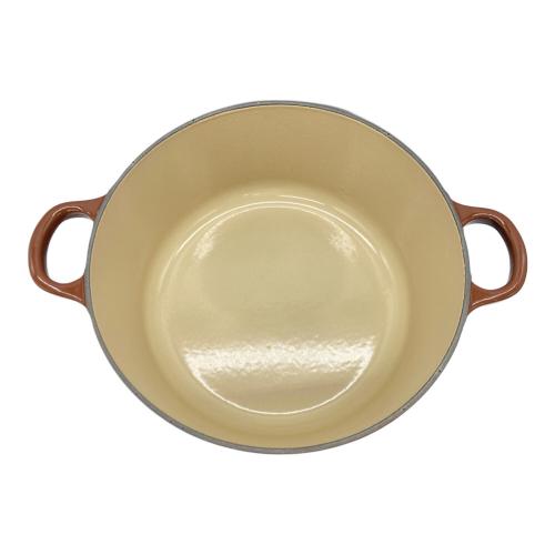 LE CREUSET (ルクルーゼ) 両手鍋 ブラウン ココット・ロンド