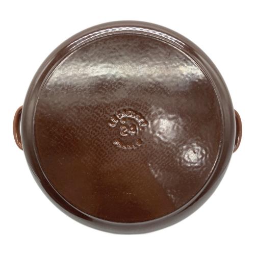 LE CREUSET (ルクルーゼ) 両手鍋 ブラウン ココット・ロンド