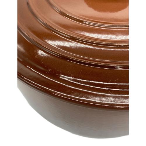 LE CREUSET (ルクルーゼ) 両手鍋 ブラウン ココット・ロンド