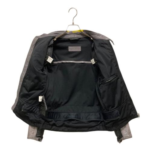 DAINESE (ダイネーゼ) BLACK JACK PELLE バイカージャケット 1533737 メンズ  グレー×イエロー