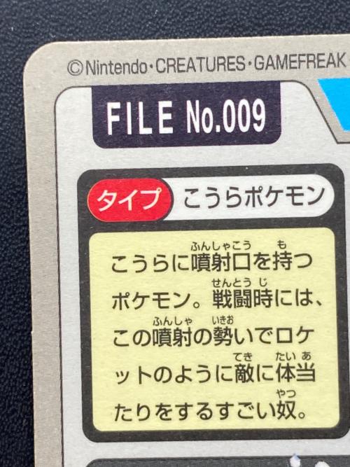 1997年版 カメックス ポケモンカード プリズム 1997年カードダス