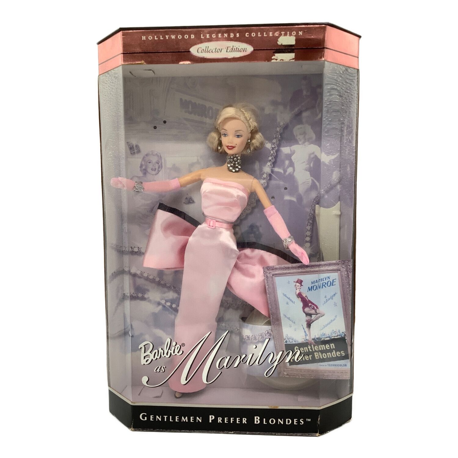 マリリンモンローのバービー人形 50周年記念 ピンクラベルコレクション 